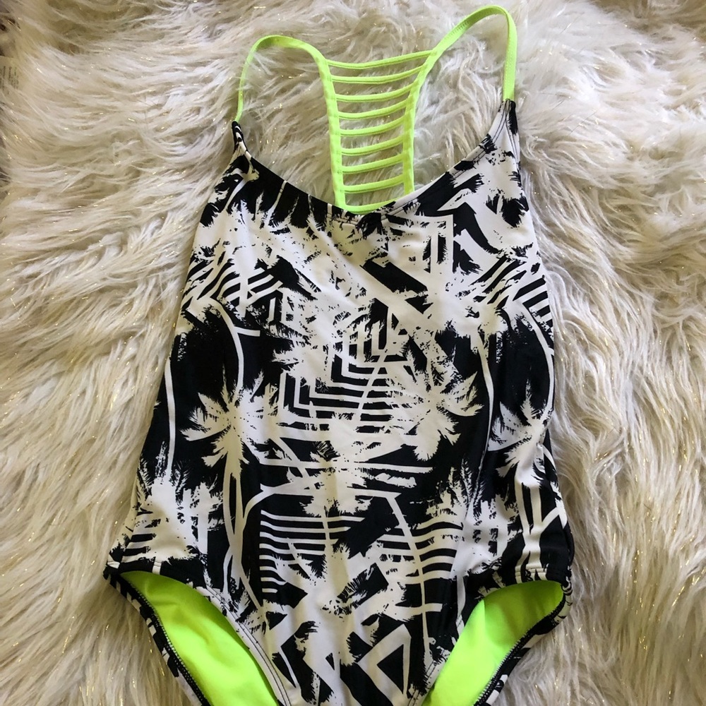 One piece bathing suit.